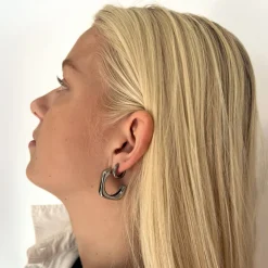 Winther Studio Berta Hoops Sølv