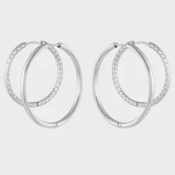 Winther Studio Big Hoop Mix Sølv Hot