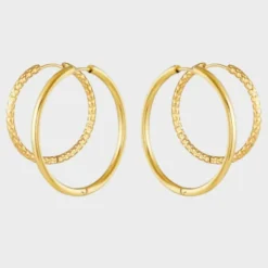 Winther Studio Big Hoop Mix Sølv Hot