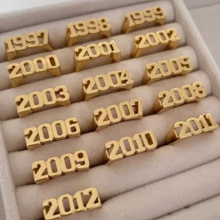 Winther Studio Birth Year Ring Guld Sale