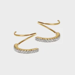 Winther Studio Crystal Twist Øreringe Sale