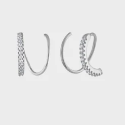 Winther Studio Crystal Twist Øreringe Sale
