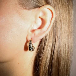 Winther Studio Drop Stone Øreringe - Pre-Order Guld Online