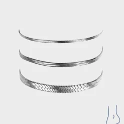 Winther Studio Flat Snake Ankelkæde Online