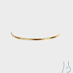 Winther Studio Flat Snake Ankelkæde Online