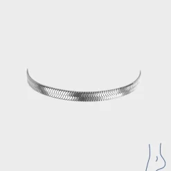 Winther Studio Flat Snake Ankelkæde Online