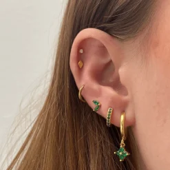 Winther Studio Green Botanic Sæt Guldm.grønsten Sale