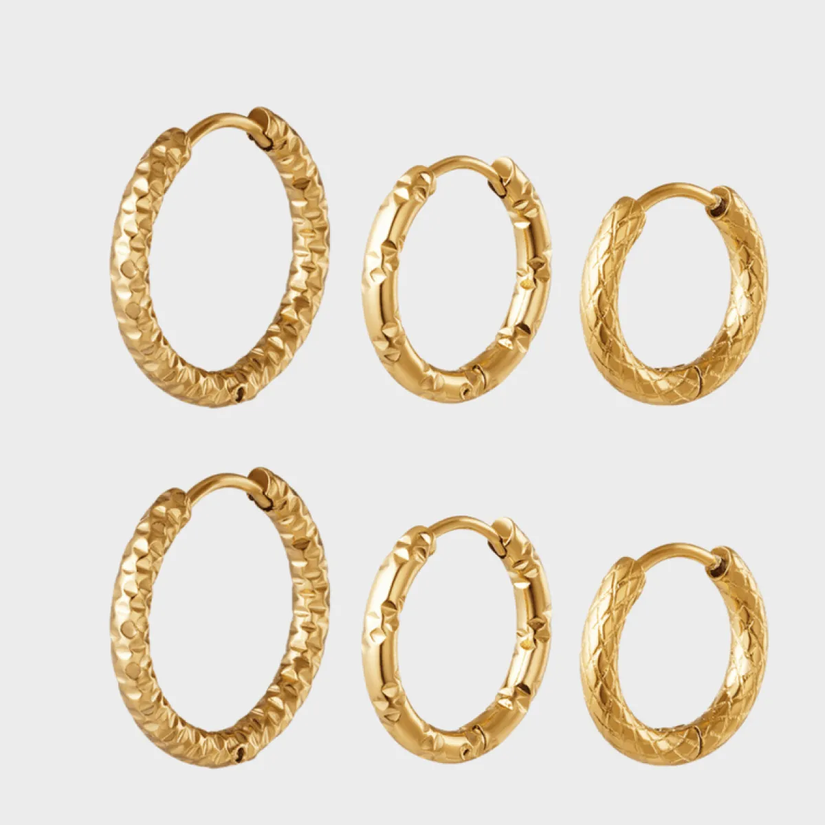 Winther Studio Hoop Mix Golden Guld New