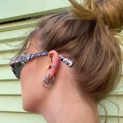 Winther Studio Hoop Mix Silvery Sølv Outlet