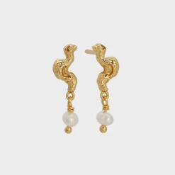 Winther Studio Manta Pearl Øreringe Clearance