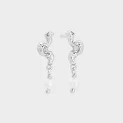 Winther Studio Manta Pearl Øreringe Clearance