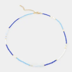 Winther Studio Navi Pearl Halskæde Blå Hot