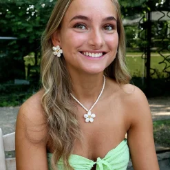 Winther Studio Pearly Bloom Øreringe Guld Online