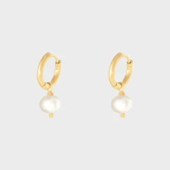 Winther Studio Rachel Pearl Øreringe Guld Discount