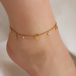 Winther Studio Shell Selena Ankelkæde Discount