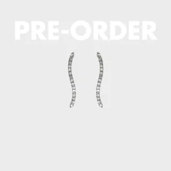 Winther Studio Snake Stone Øreringe - Pre-Order Sølv