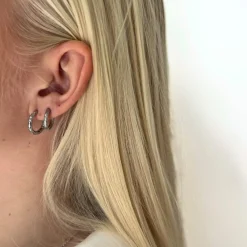 Winther Studio Snakeskin Hoops Discount