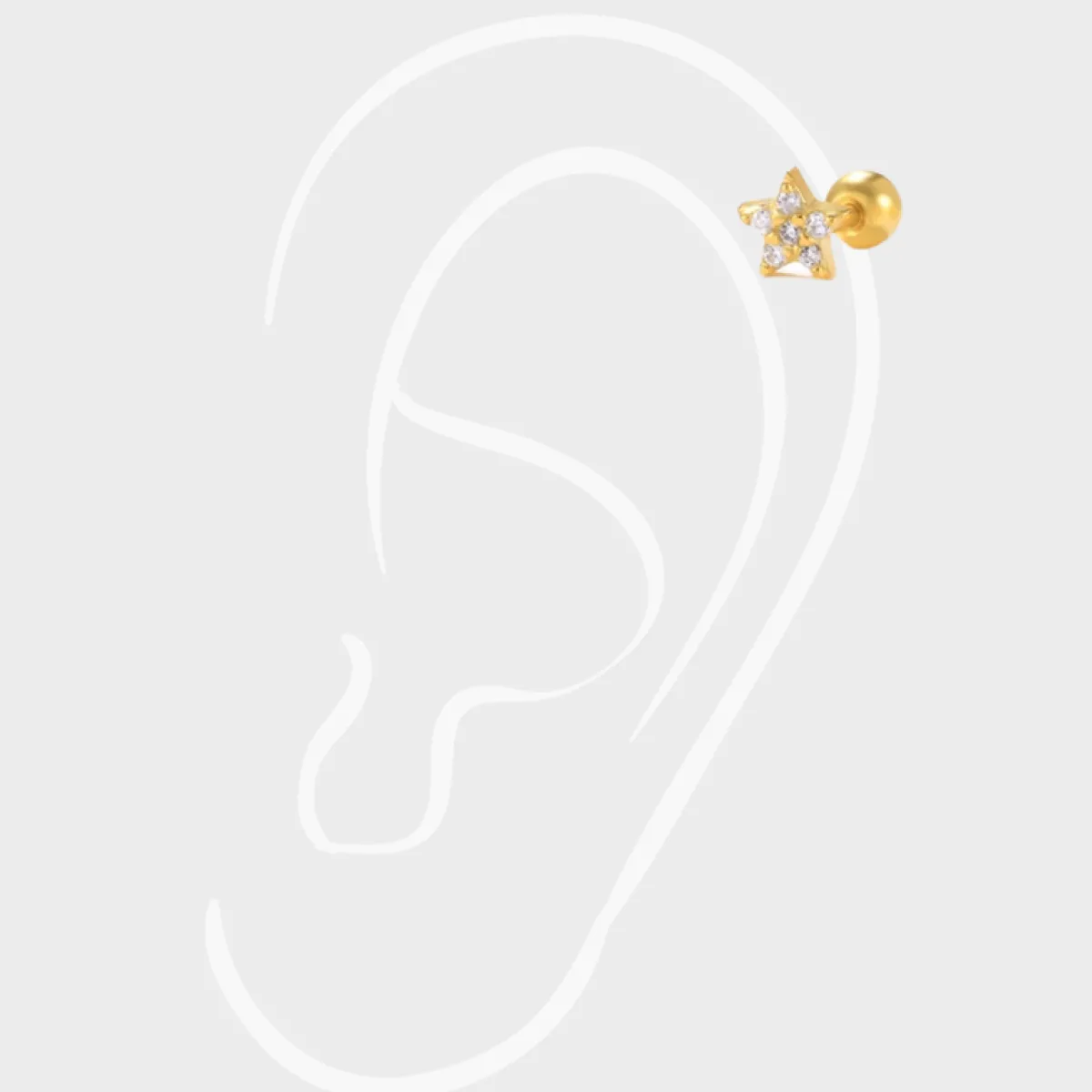 Winther Studio Star Piercing Sølv Online