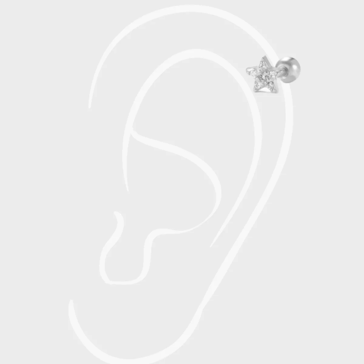 Winther Studio Star Piercing Sølv Online