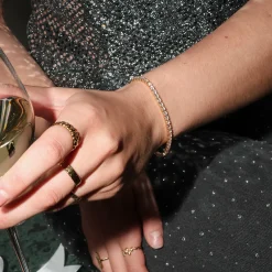 Winther Studio Tennis Armbånd Guld Sale