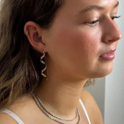 Winther Studio Twist Øreringe Hot