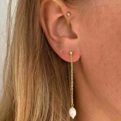 Winther Studio Classico Pearl Øreringe Sølv New