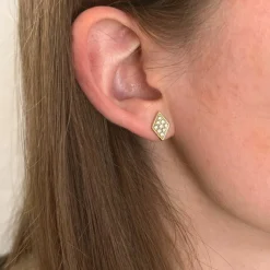 Winther Studio Diamond Ørestikker Guld Outlet